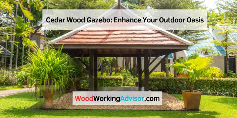 Cedar Wood Gazebo