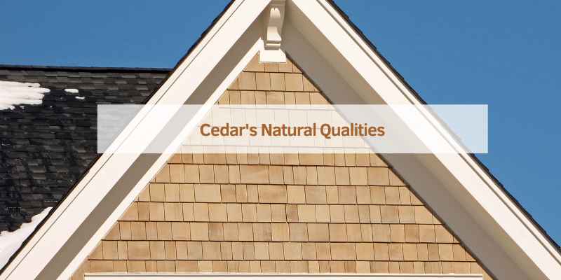 Cedar's Natural Qualities