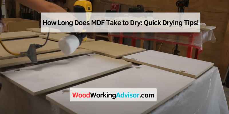 How Long Does MDF Take to Dry