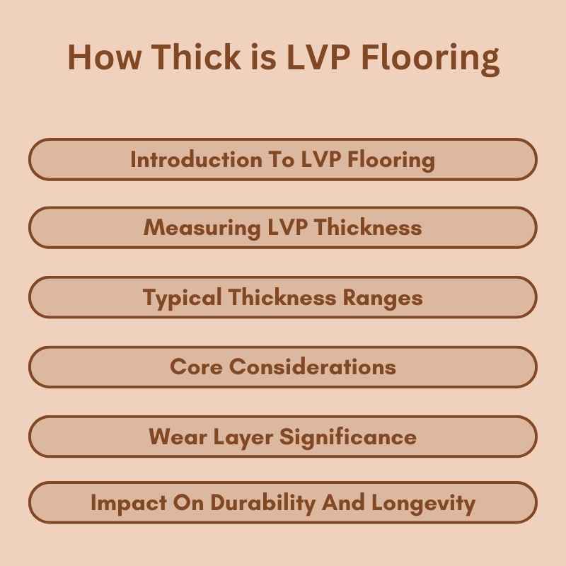 How Thick is LVP Flooring