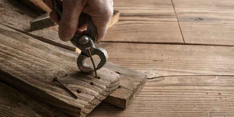 How To Remove Buried Nails From Wood