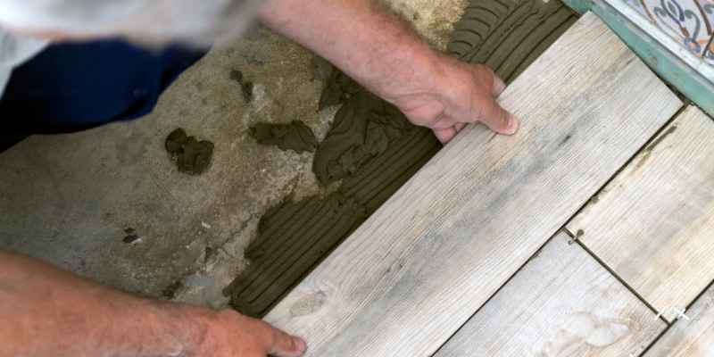 How to Lay Tile Wood Planks