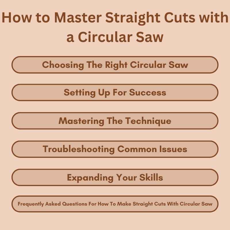 How to Master Straight Cuts with a Circular Saw