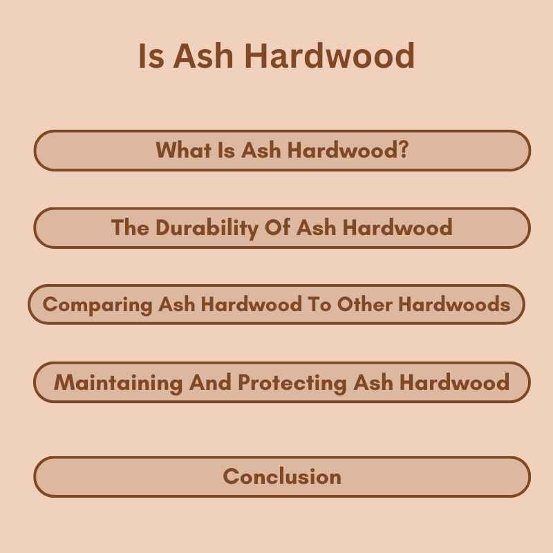 Is Ash Hardwood