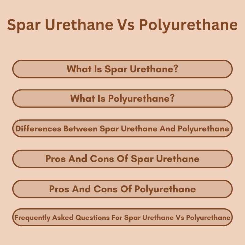 Spar Urethane Vs Polyurethane