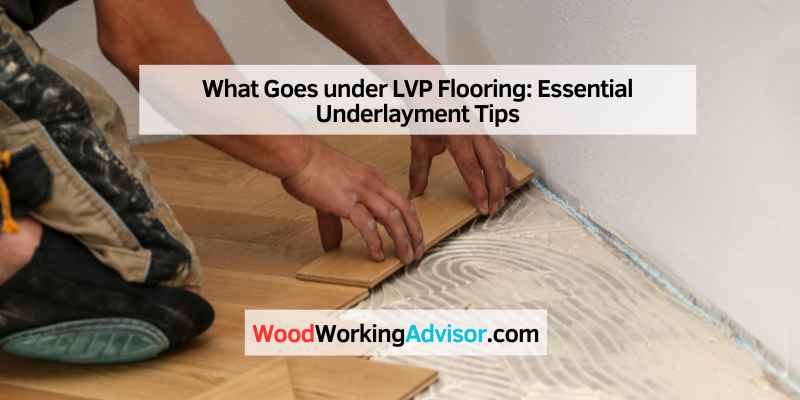 What Goes under LVP Flooring