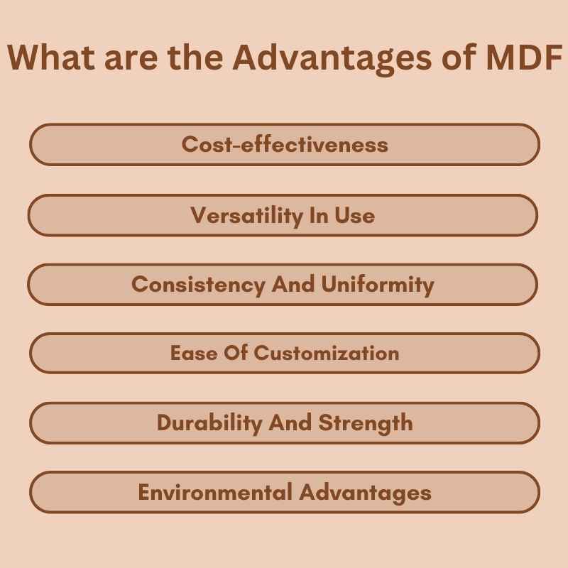 What are the Advantages of MDF