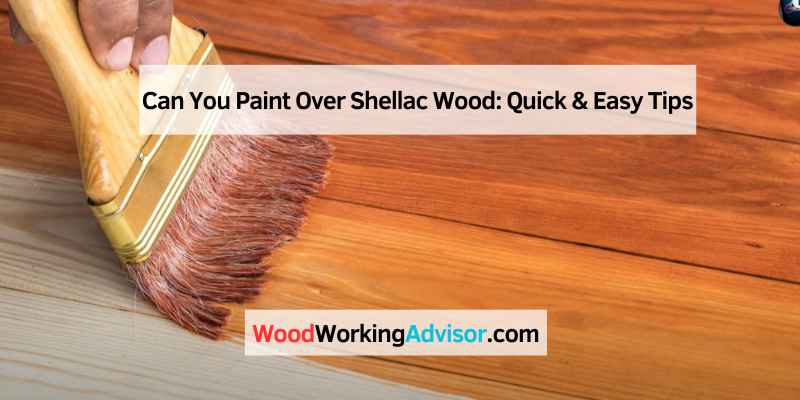 Can You Paint Over Shellac Wood