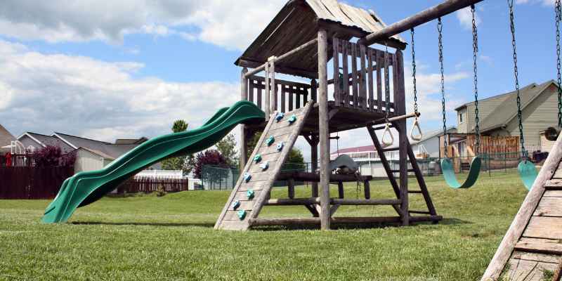 Cedar Wood Swing Set