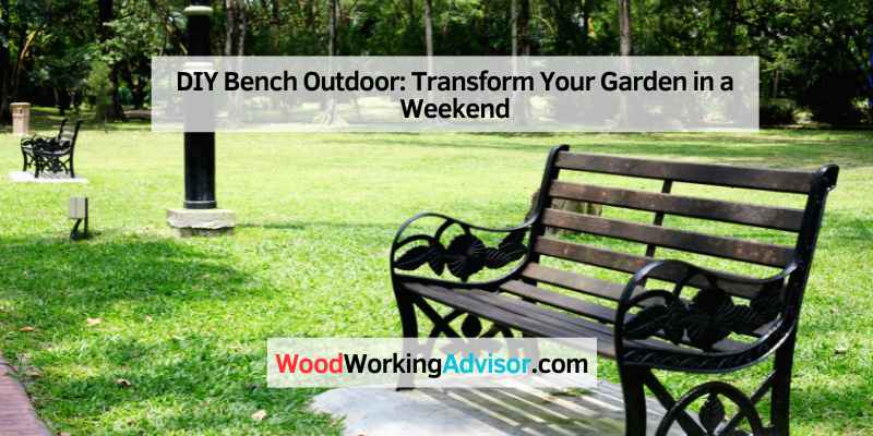 DIY Bench Outdoor