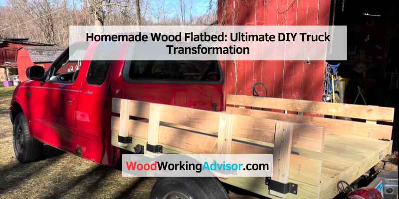 Homemade Wood Flatbed