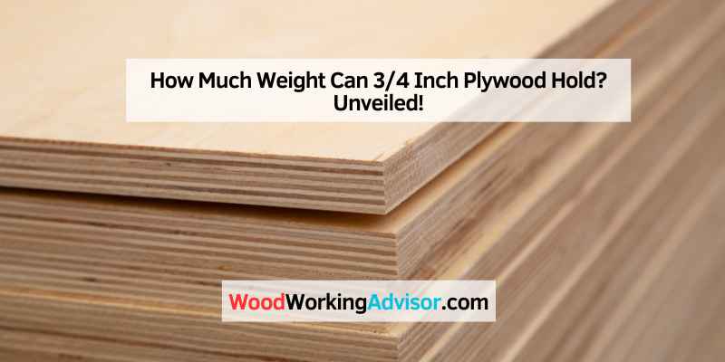 How Much Weight Can 34 Inch Plywood Hold