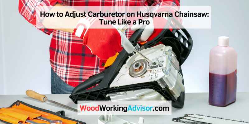 How to Adjust Carburetor on Husqvarna Chainsaw