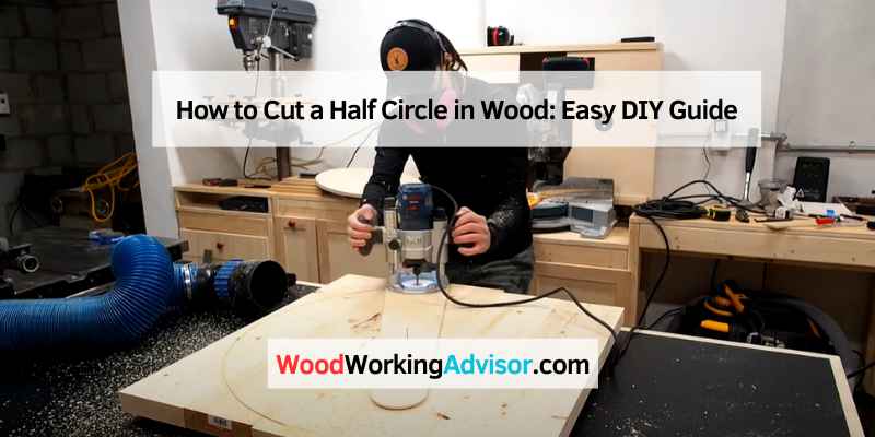 How to Cut a Half Circle in Wood