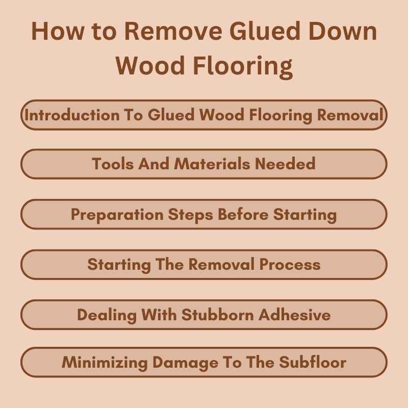 How to Remove Glued Down Wood Flooring