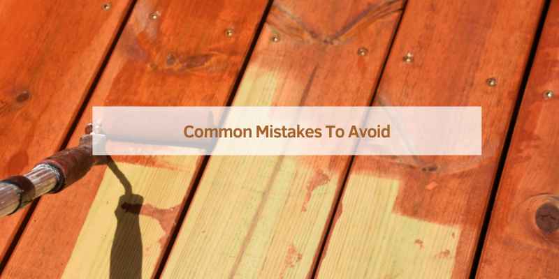 Common Mistakes To Avoid