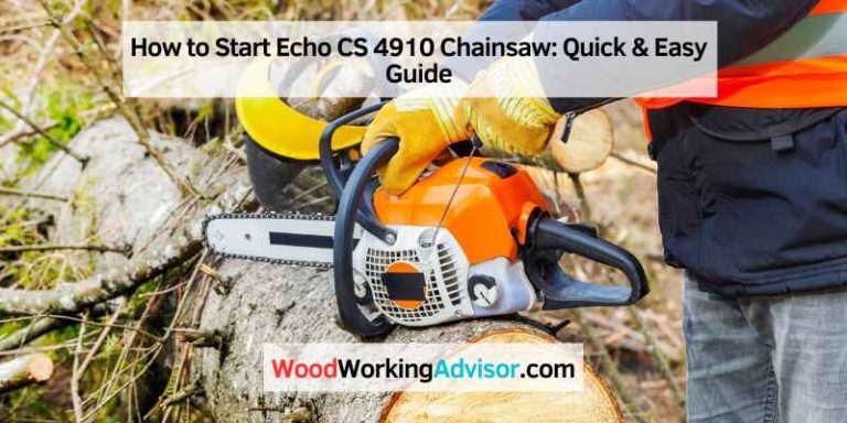 How To Start Echo Chainsaw