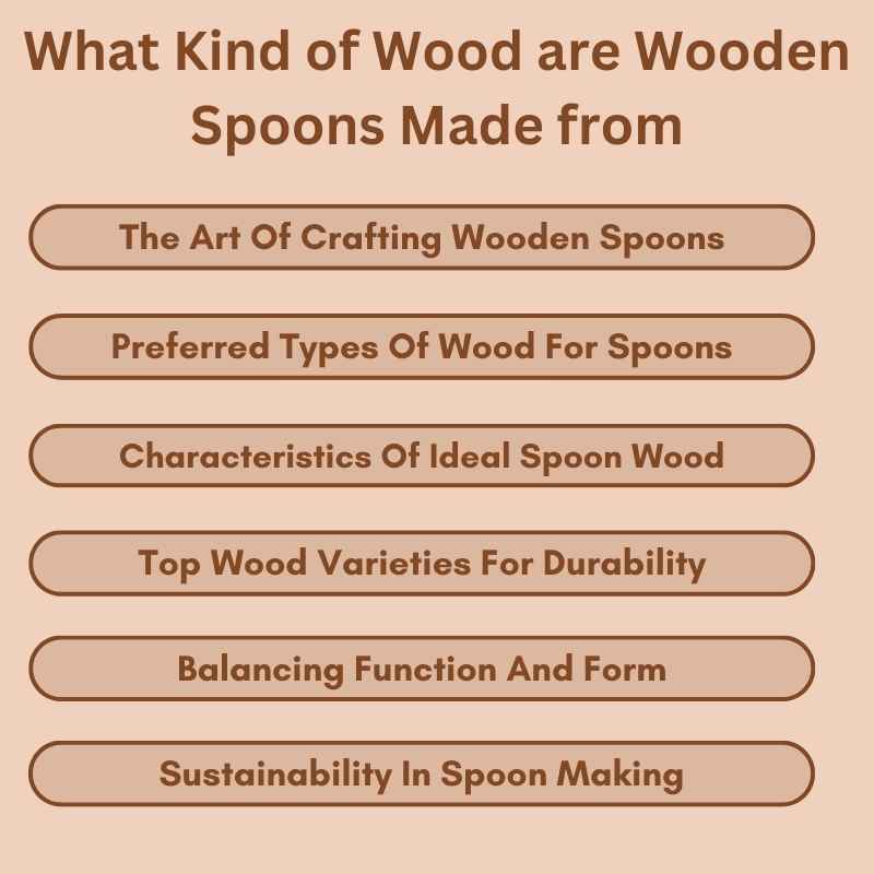 What Kind of Wood are Wooden Spoons Made from