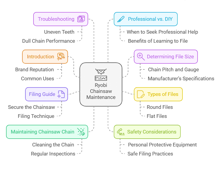 What Size File for Ryobi Chainsaw