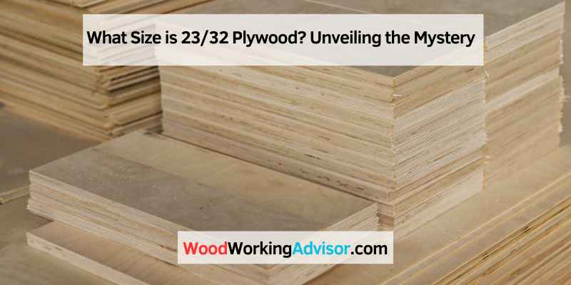 What Size is 23/32 Plywood