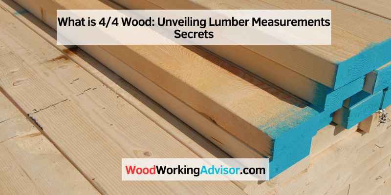 What is 4/4 Wood