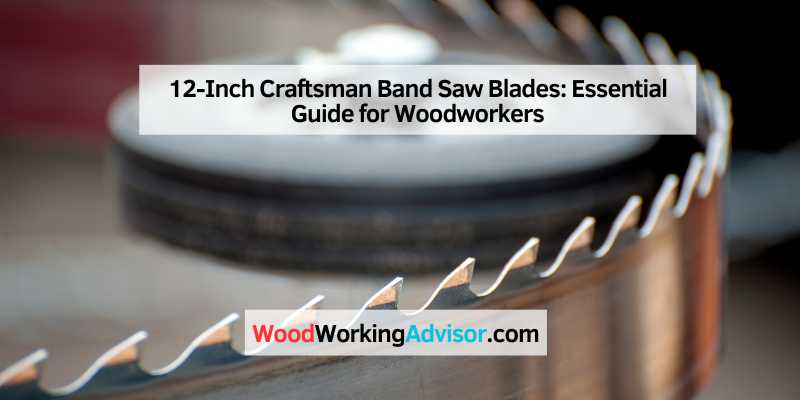 12-Inch Craftsman Band Saw Blades