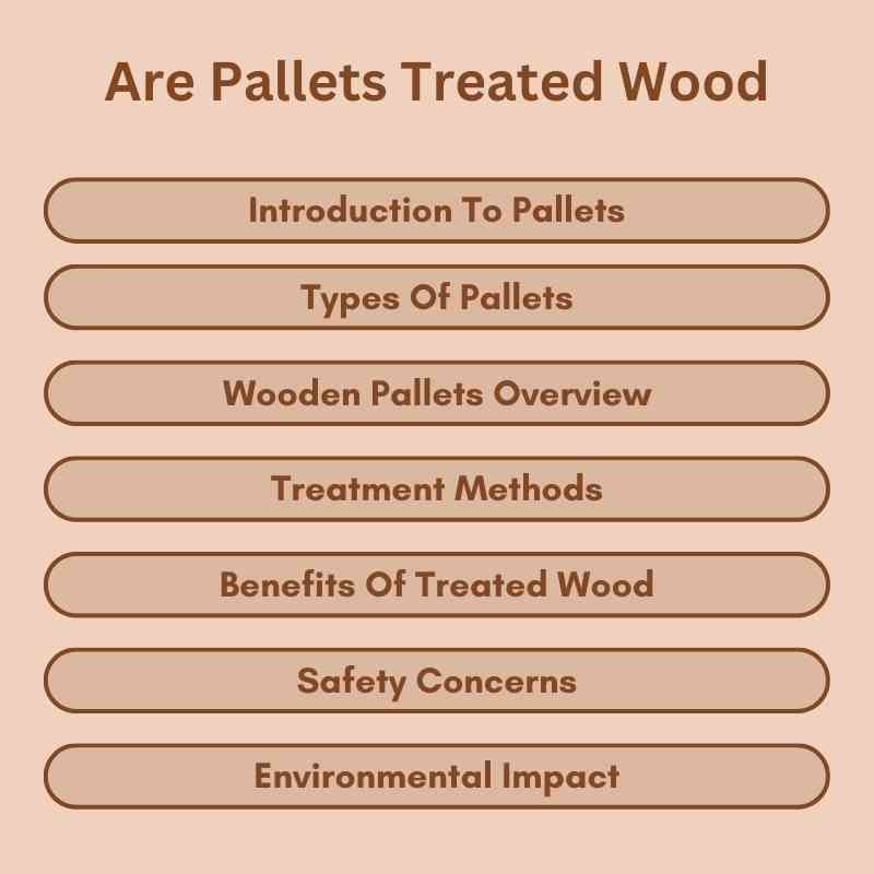 Are Pallets Treated Wood 