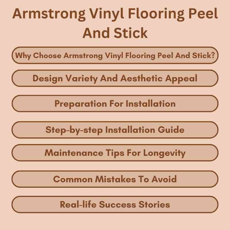 Armstrong Vinyl Flooring Peel And Stick