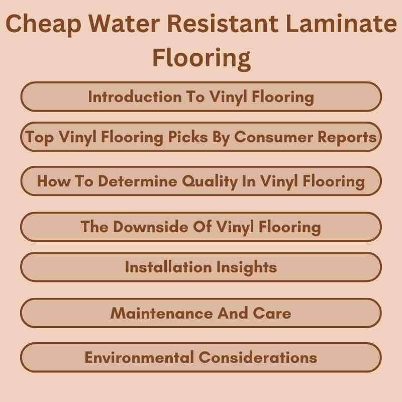 Vinyl Flooring Reviews Consumer Reports