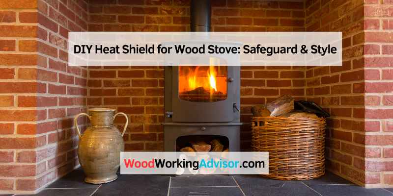 DIY Heat Shield for Wood Stove