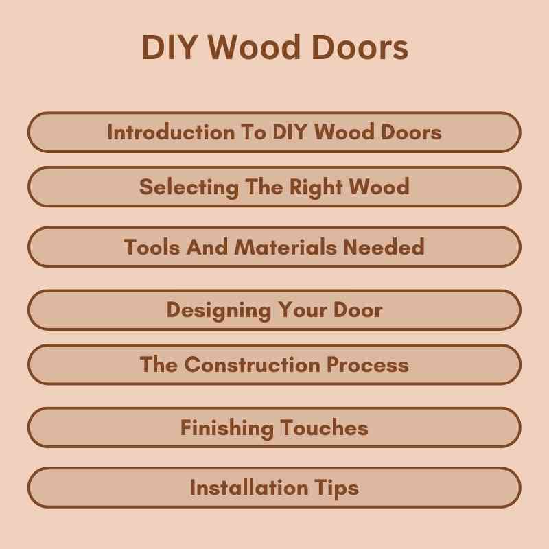 DIY Wood Doors