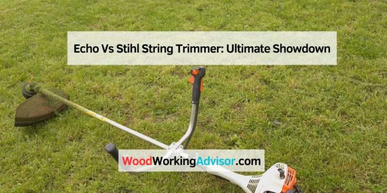 Stihl Versus Echo Trimmer