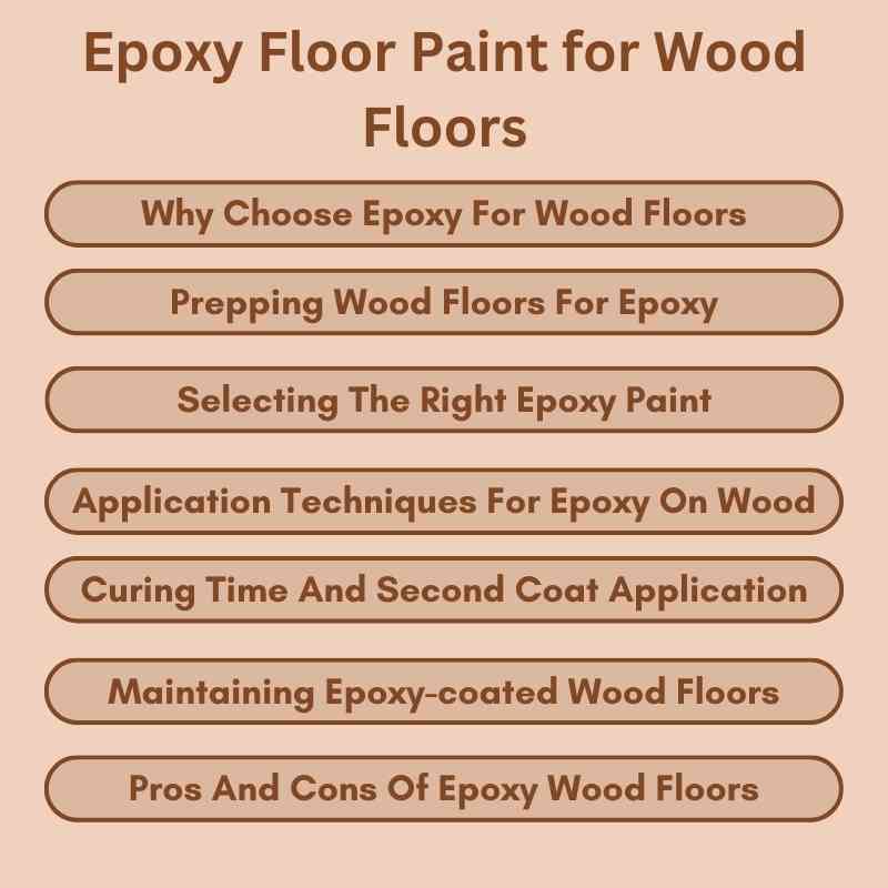 Epoxy Floor Paint for Wood Floors