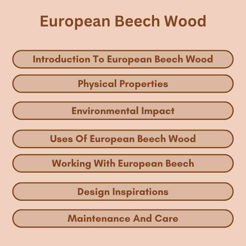 European Beech Wood