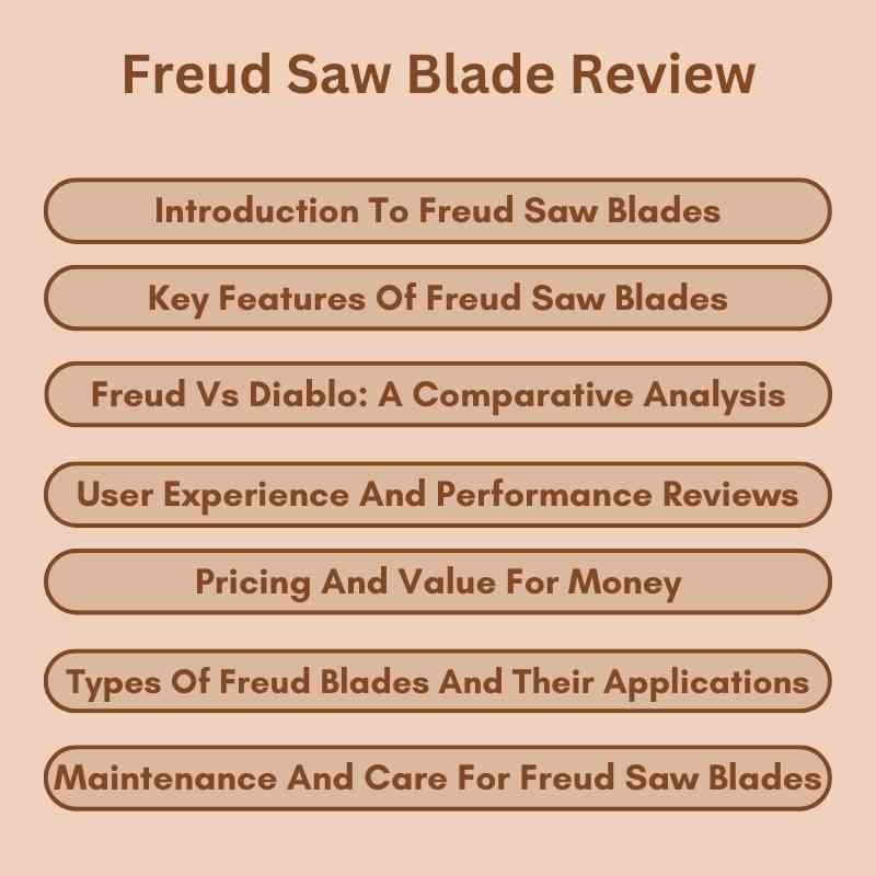 Freud Saw Blade Review