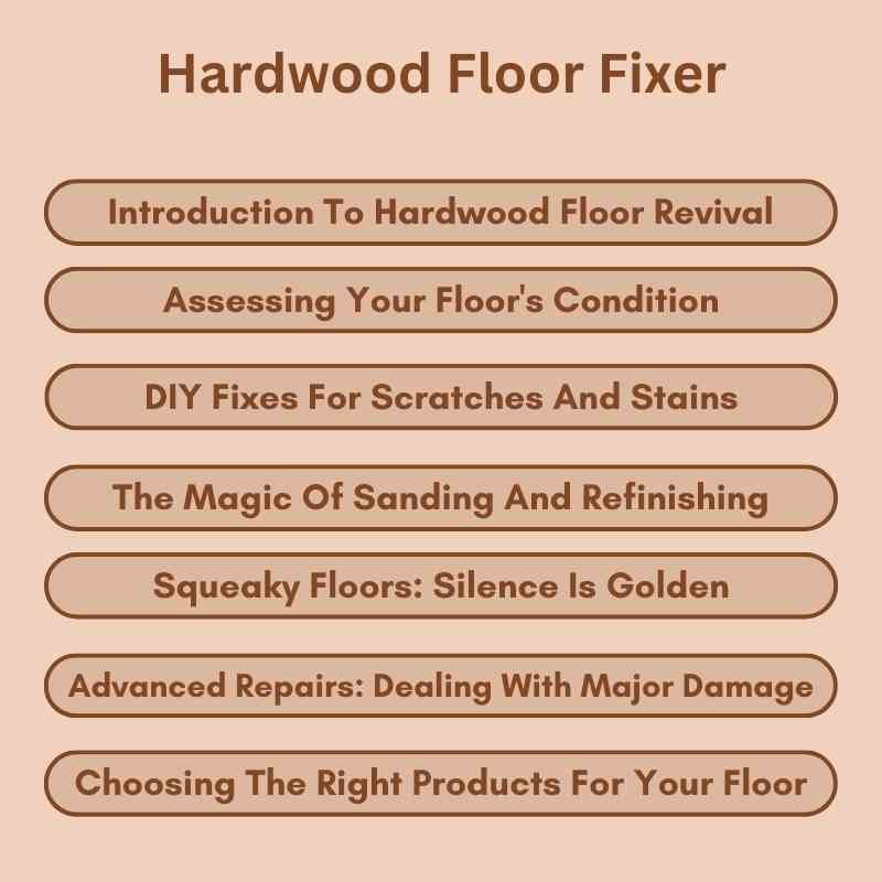 Hardwood Floor Fixer