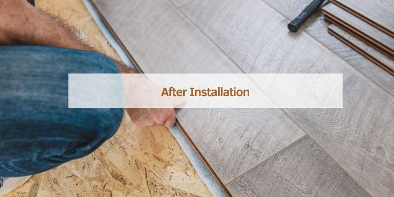 After Installation