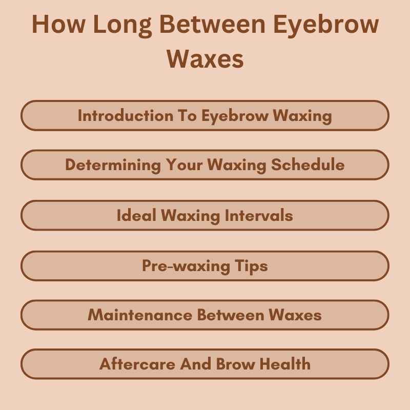 How Long Between Eyebrow Waxes