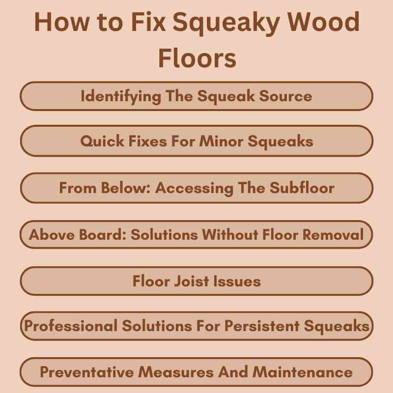 How to Fix Squeaky Wood Floors