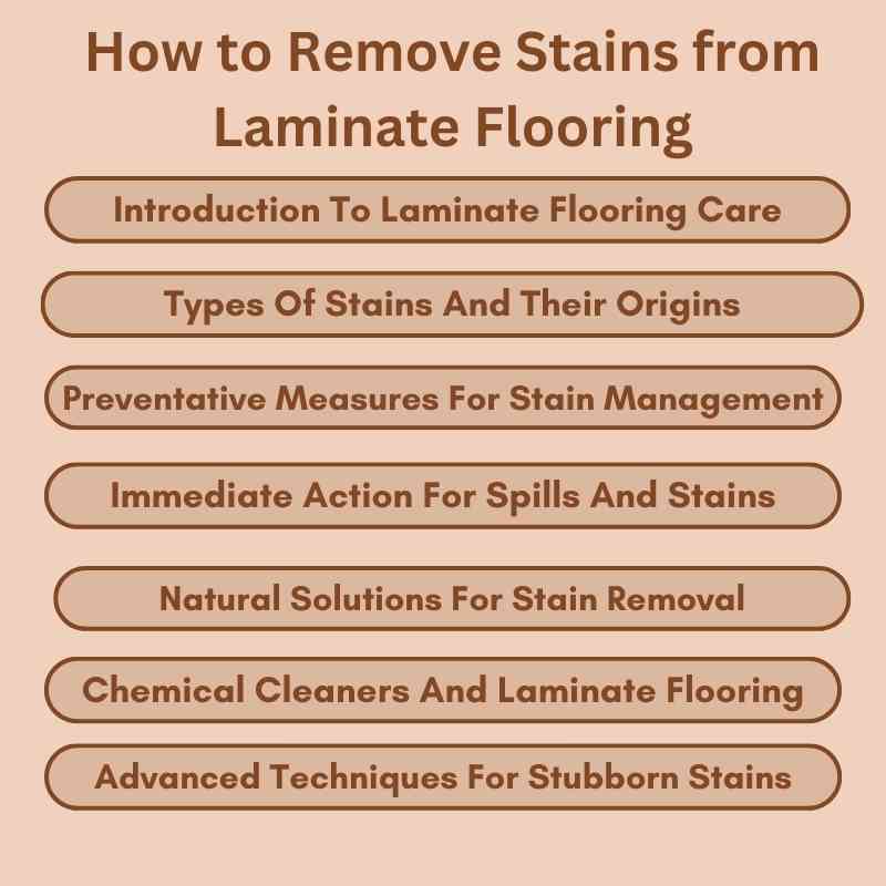 How to Remove Stains from Laminate Flooring