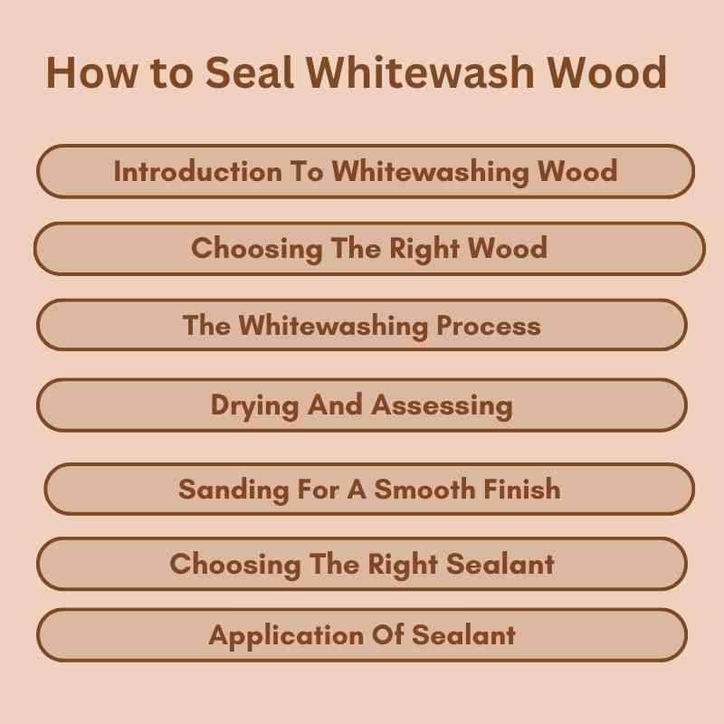 How to Seal Whitewash Wood