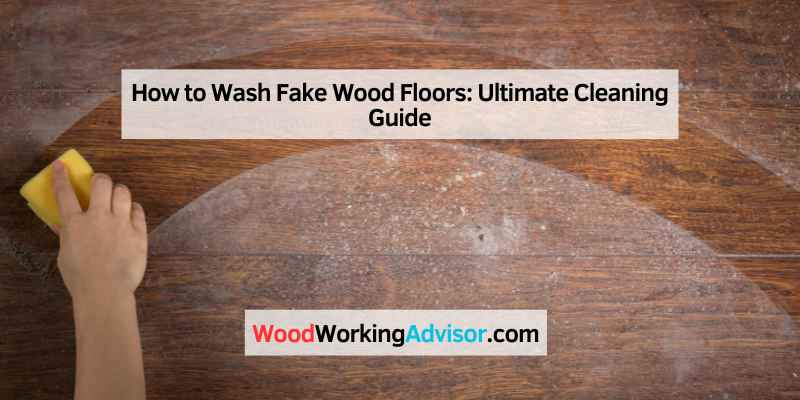 How to Wash Fake Wood Floors