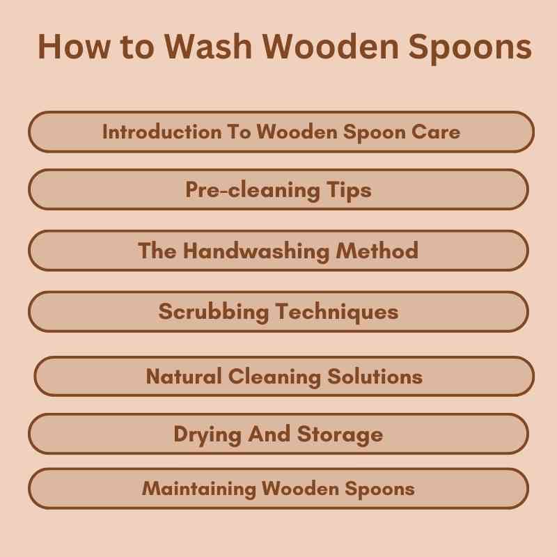 How to Wash Wooden Spoons