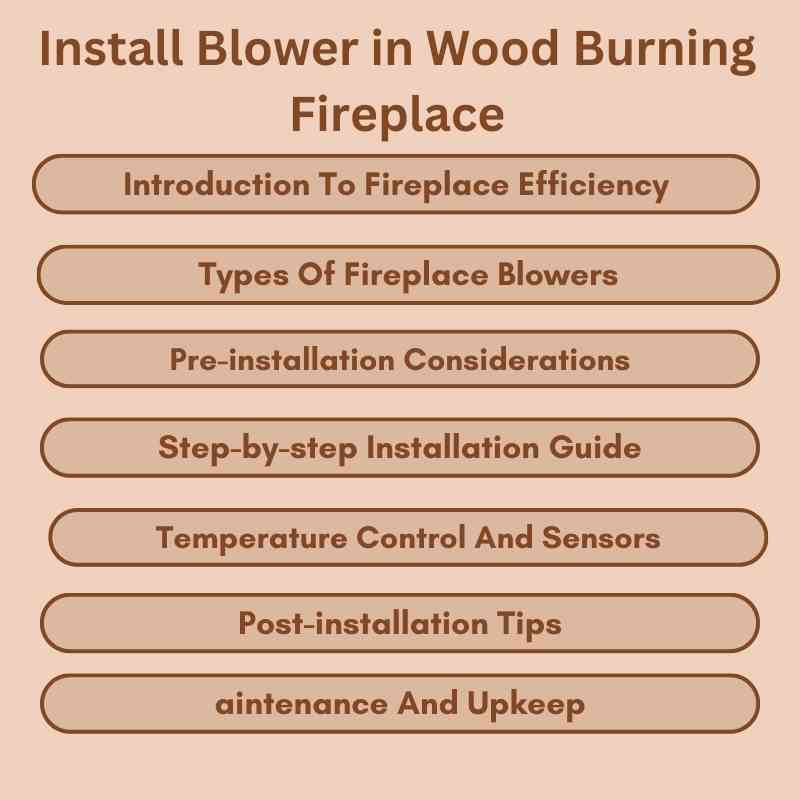 Install Blower in Wood Burning Fireplace