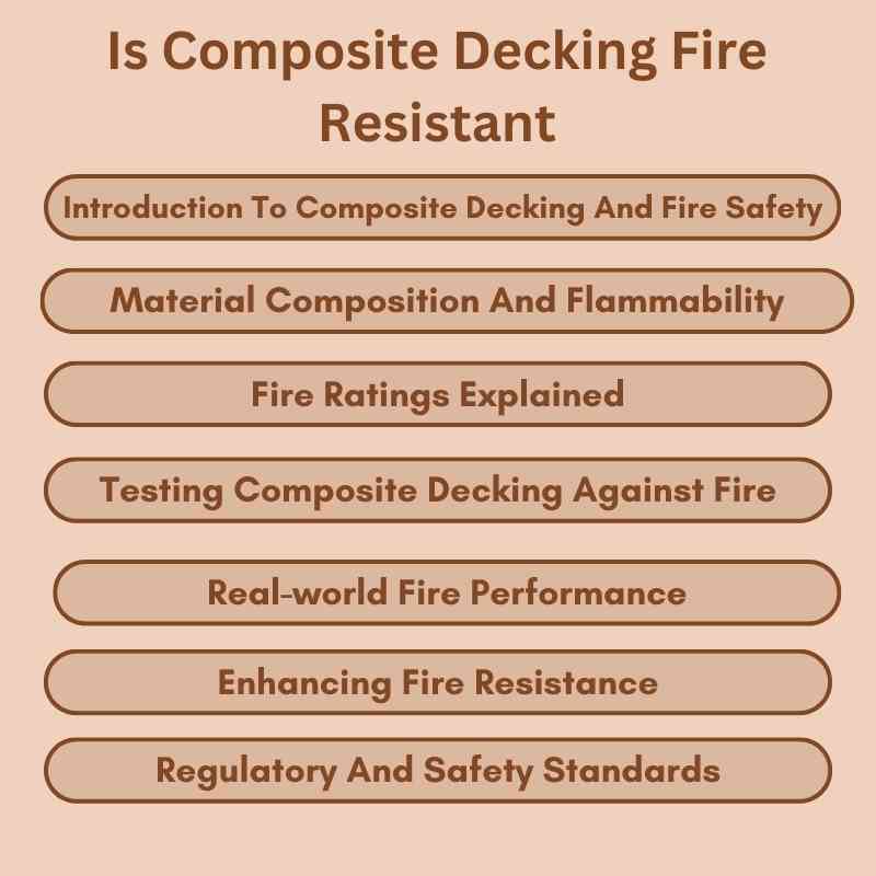 Is Composite Decking Fire Resistant