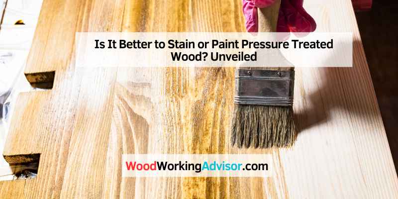 Is It Better to Stain or Paint Pressure Treated Wood