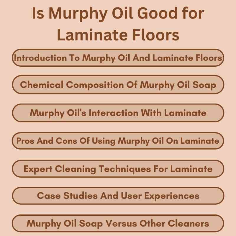 Is Murphy Oil Good for Laminate Floors