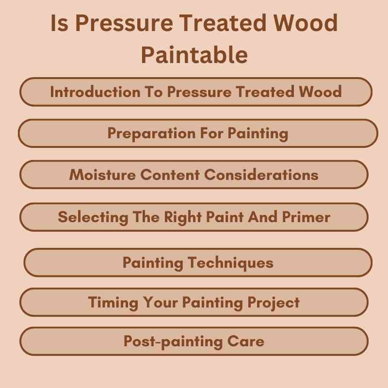 Is Pressure Treated Wood Paintable