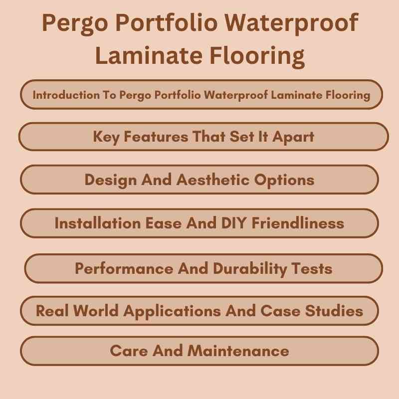 Pergo Portfolio Waterproof Laminate Flooring