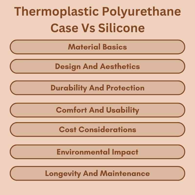 Thermoplastic Polyurethane Case Vs Silicone